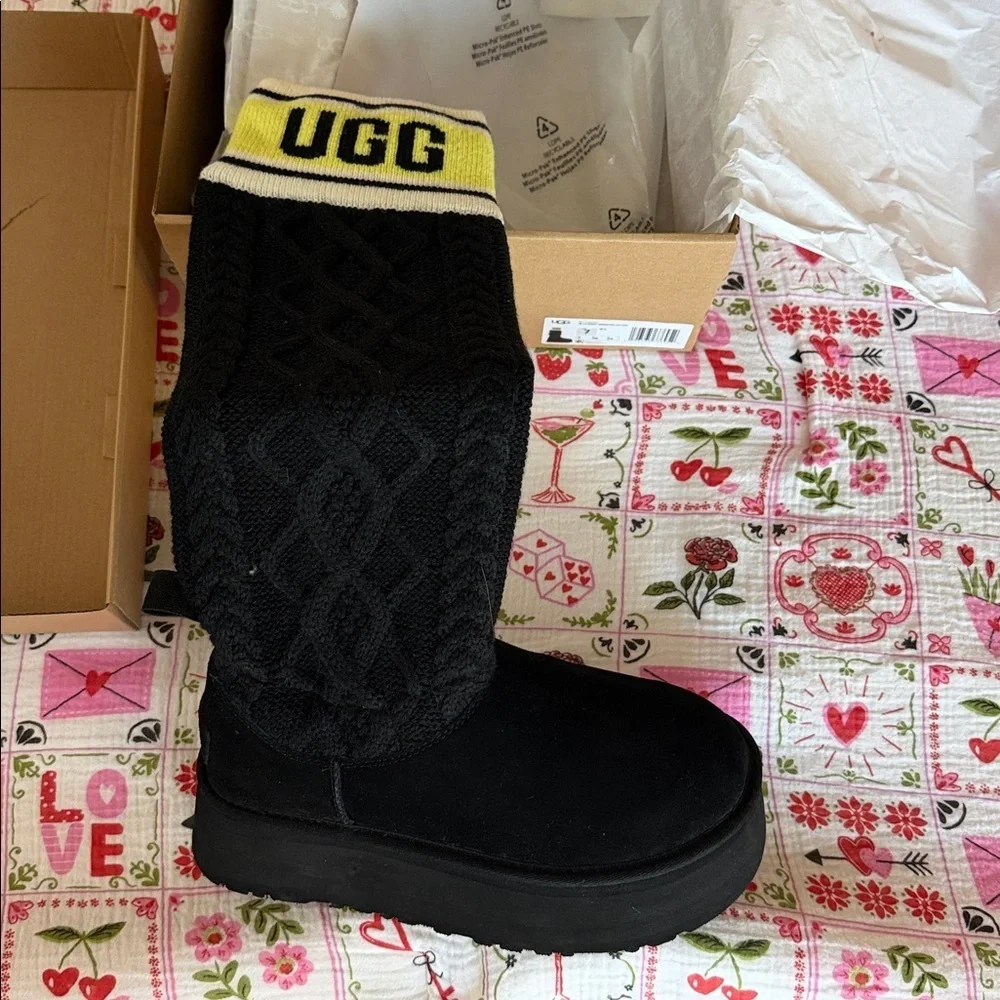 UGG knit  tall boots Limited, edition